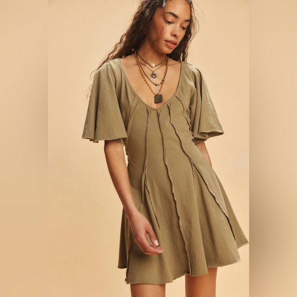 NWT Free People Angelique Mini Dress - Picture 2 of 4